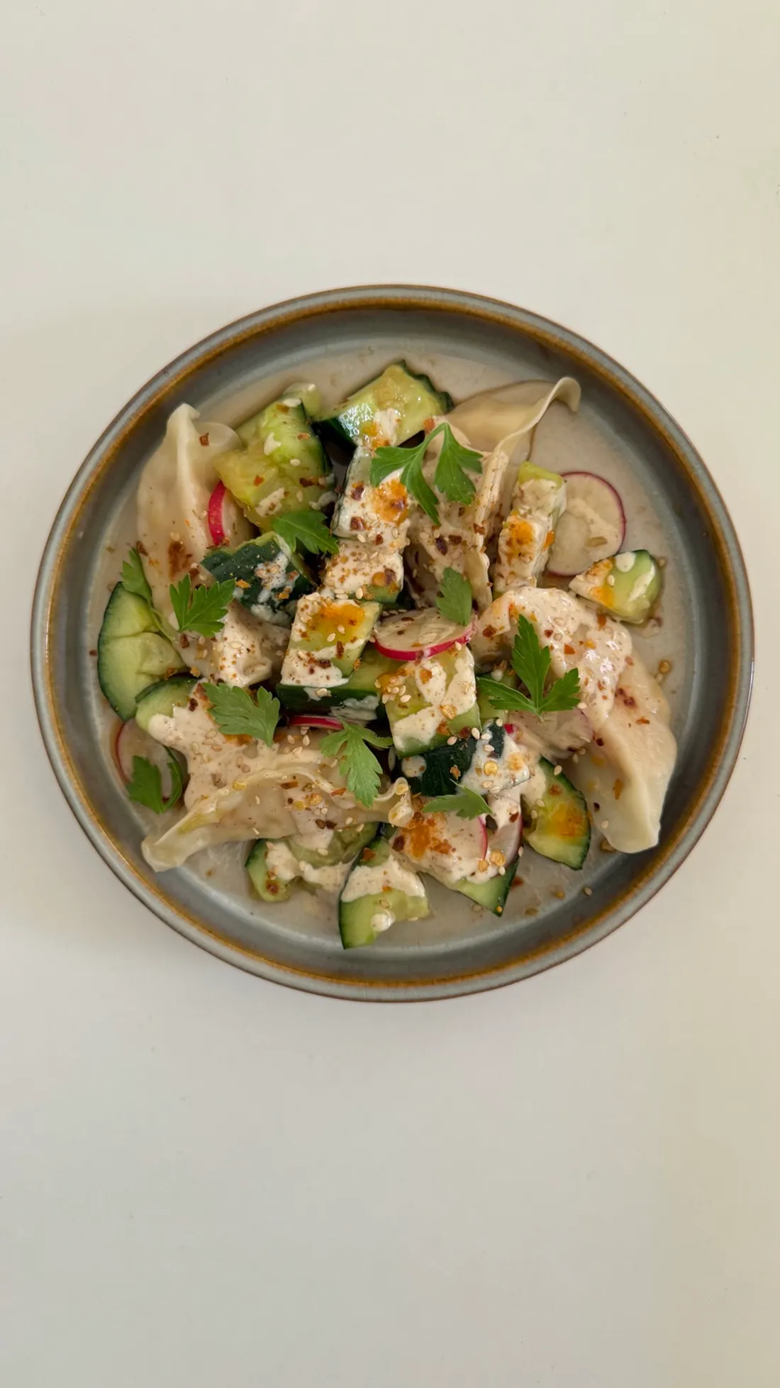 Foto de Ensalada de gyozas