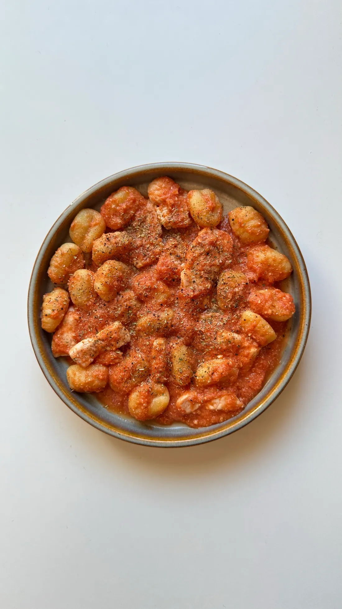 Foto de Gnocchis con salsa de tomate