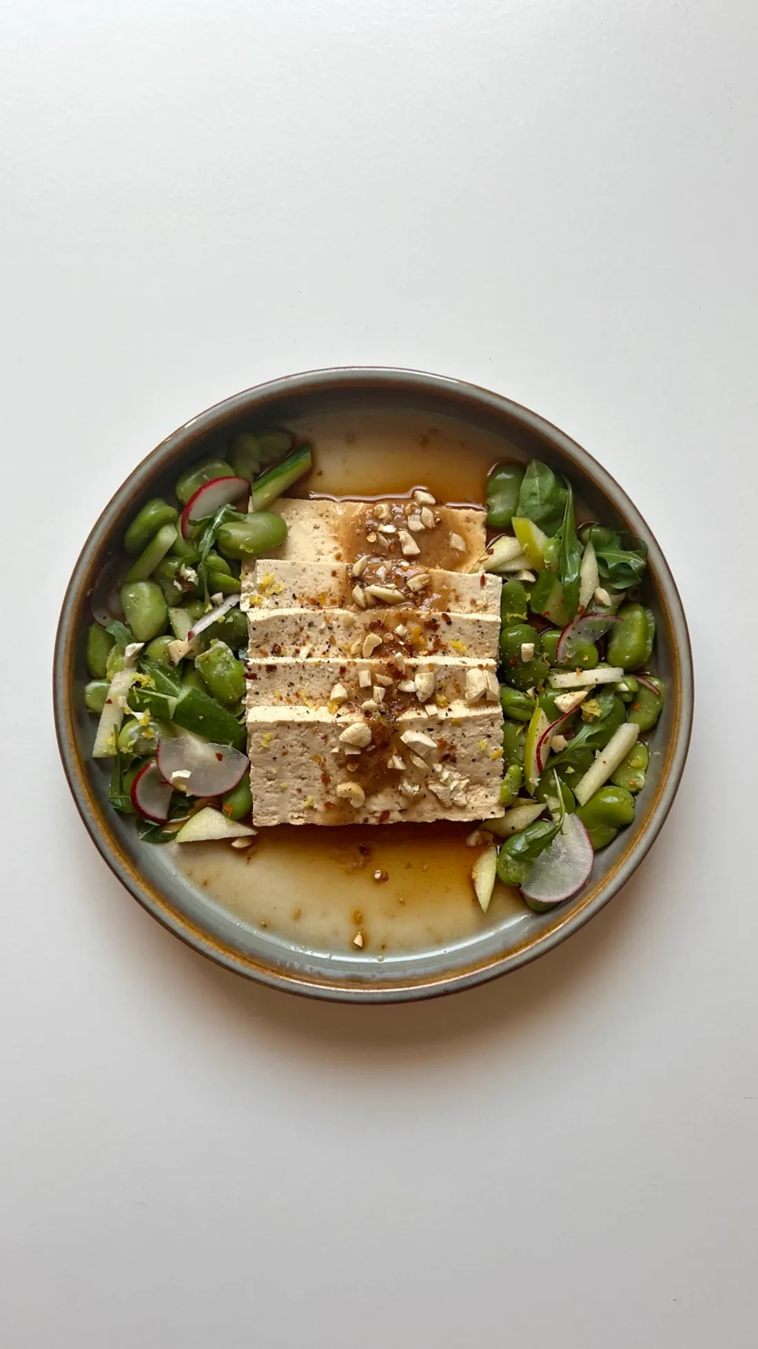 Foto de Tofu con salsa de cacahuete